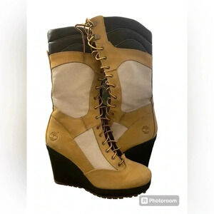 Y2K Timberland Spring Point Wedge Boots